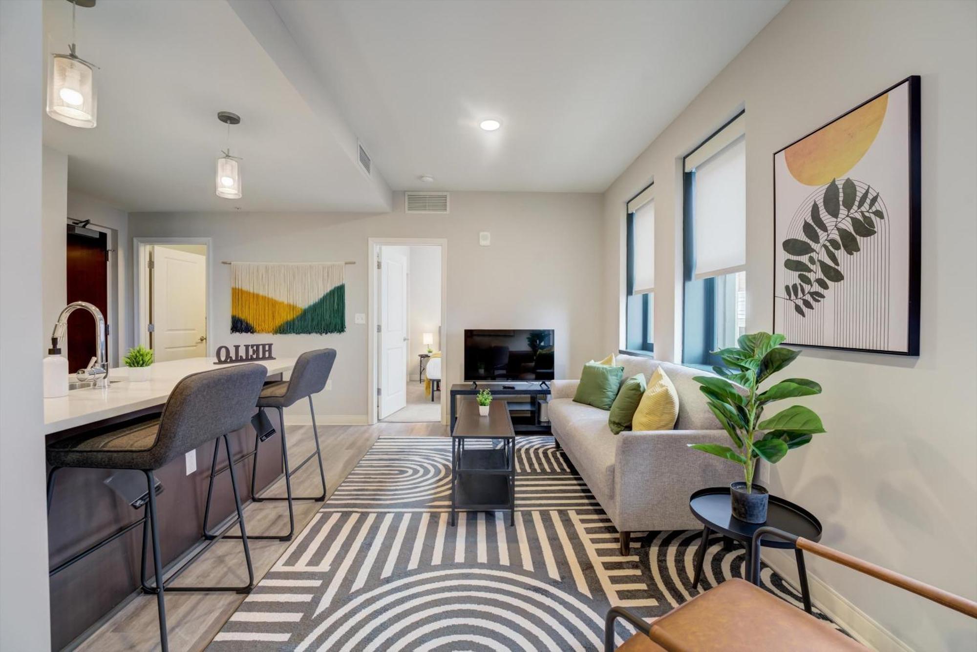 Frontdesk Athlon Apts Downtown Cleveland Lejlighed Værelse billede
